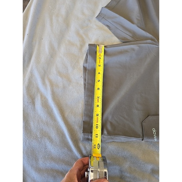 Downstream Men's Uni StreamLine Tech Shorts Gray‎ Drawstring Pockets Fishing L - Picture 5 of 14